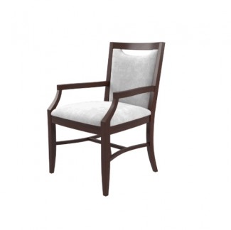 Bianca Upholstered Hospitality Commercial Restaurant Lounge Hotel dining wood arm chair